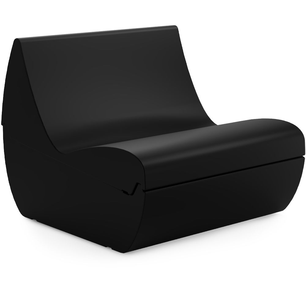 Valiente Sofa prosta - czarna