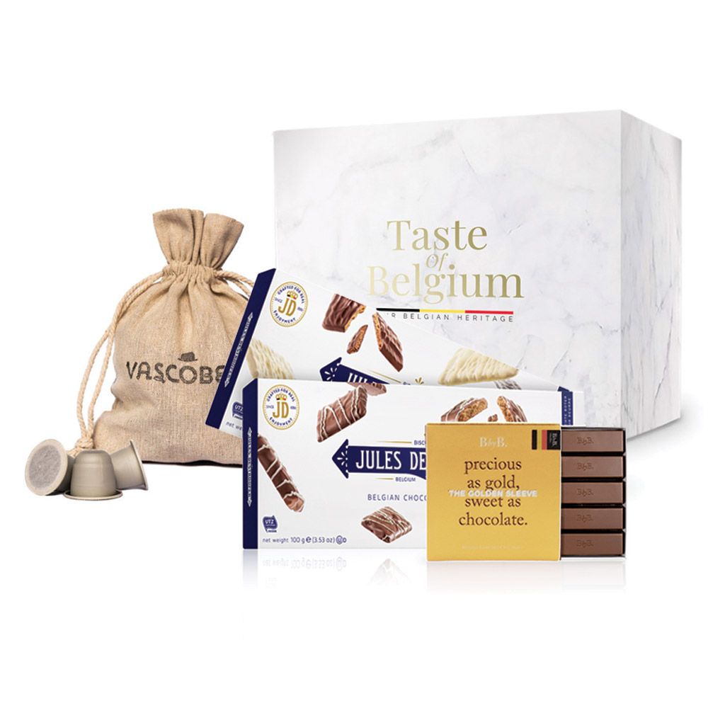 The Taste of Belgium Chocolate & Coffee Gift Box