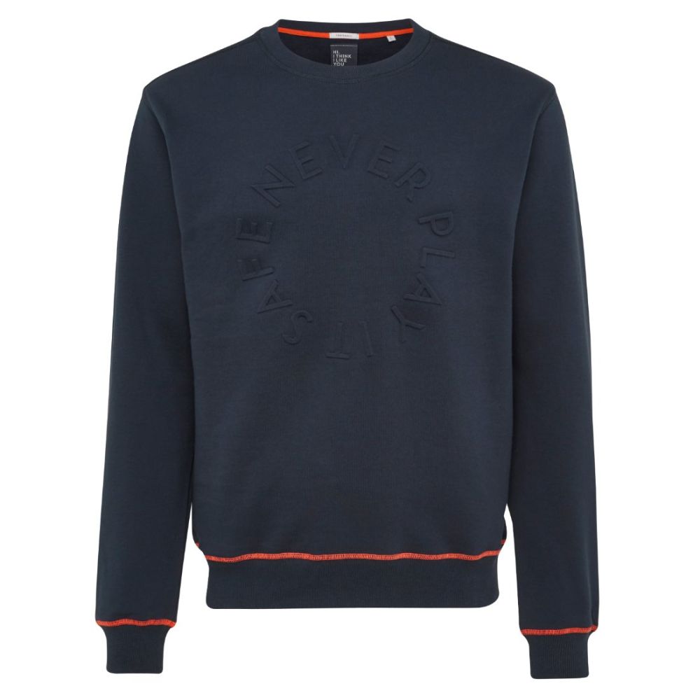 tresanti cotton sweater dark blue