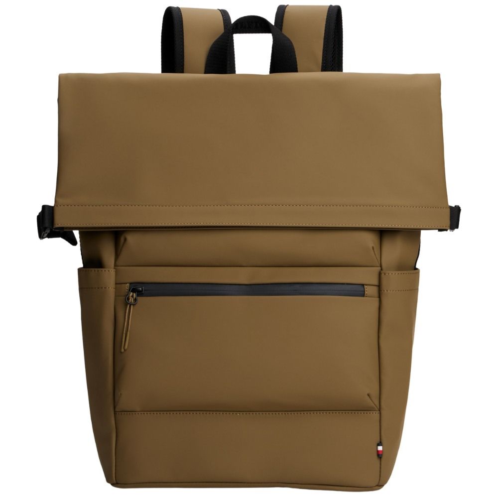 Tommy Hilfiger Rolltop Backpack - Olive Green