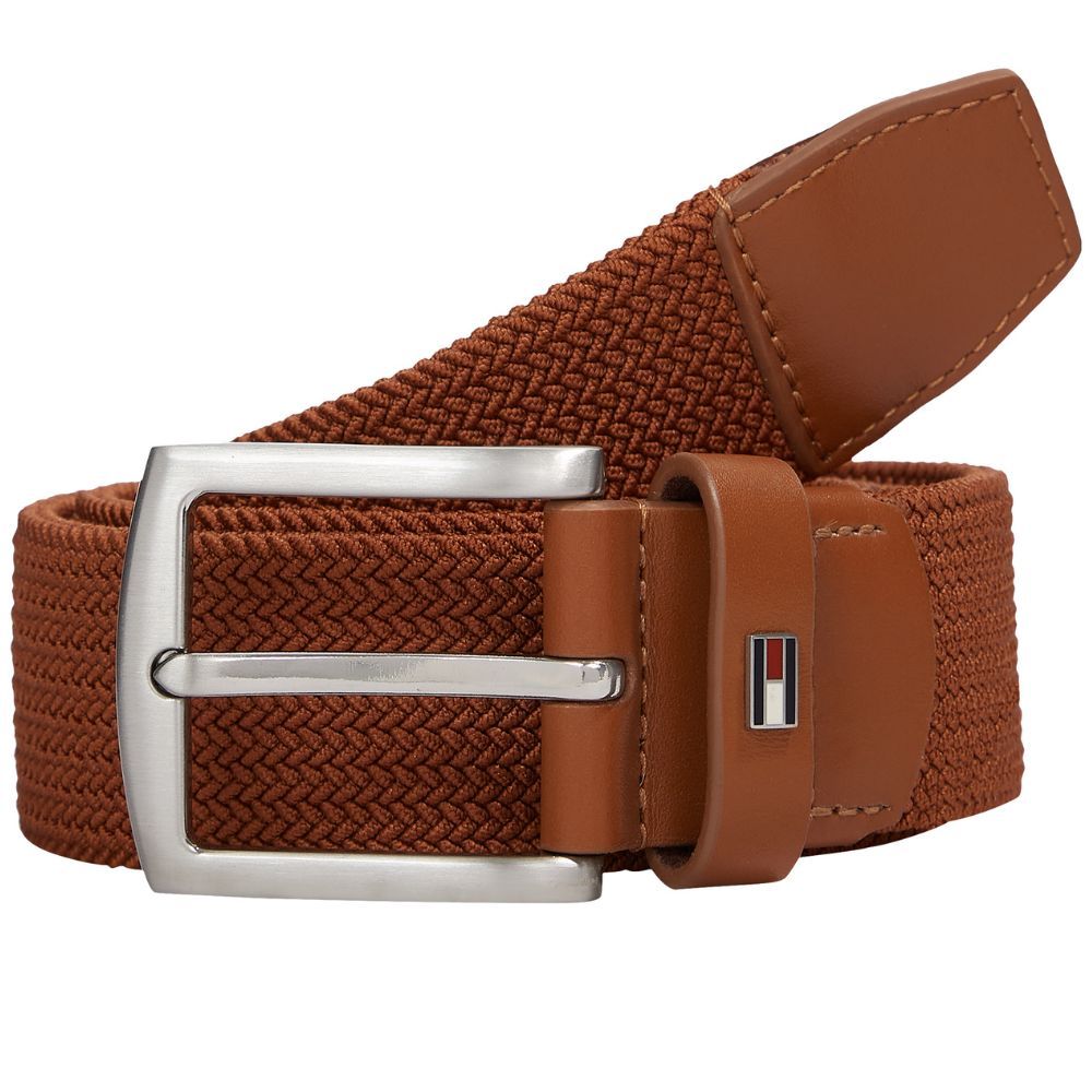 Tommy Hilfiger Elastic Belt - Cognac