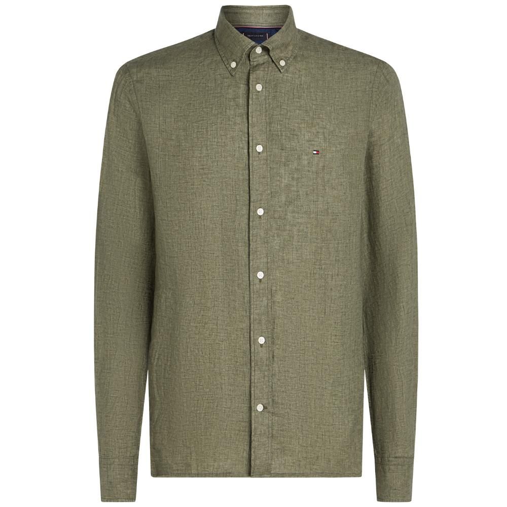 Tommy Hilfiger Linen Shirt - Military Green