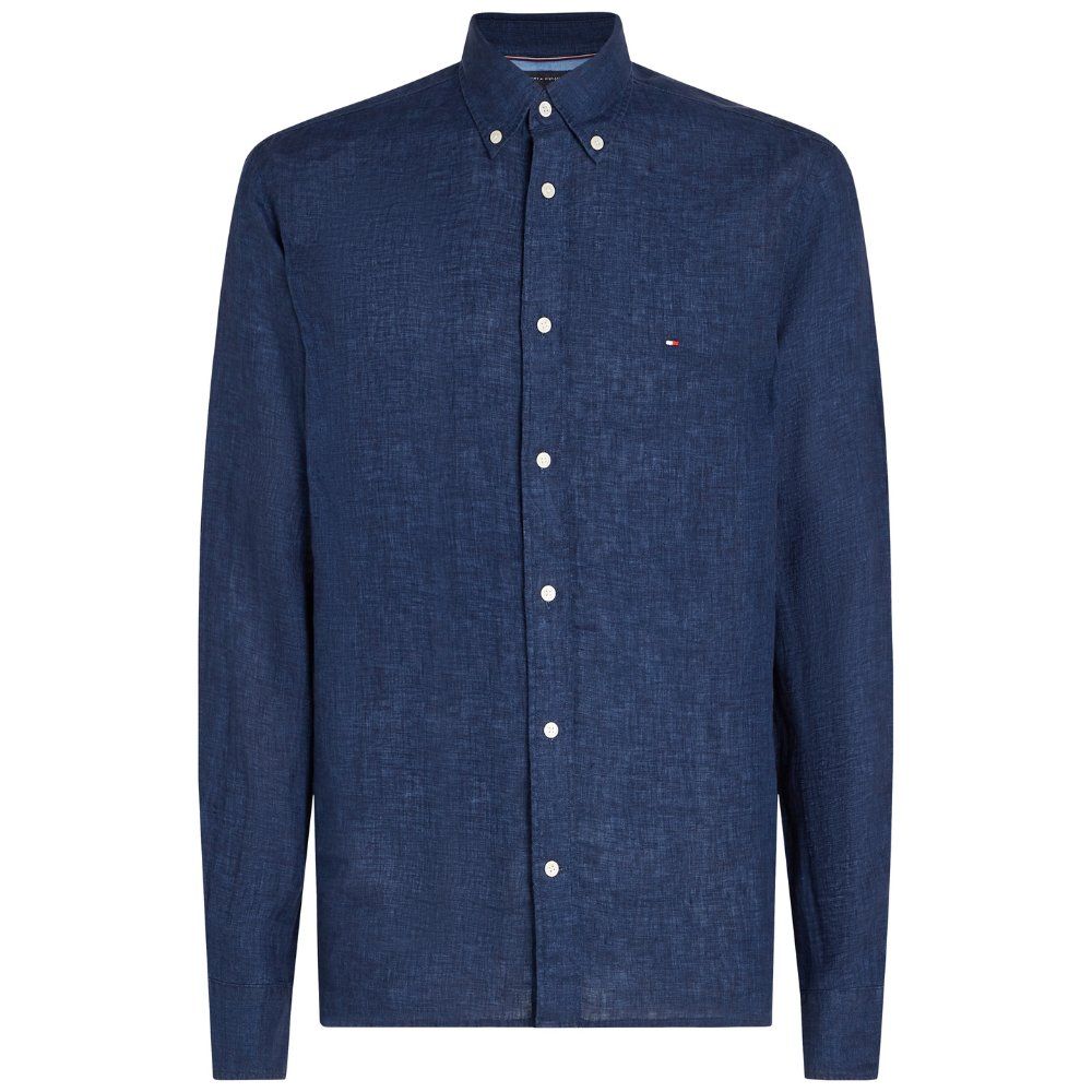Tommy Hilfiger Linen Shirt Navy