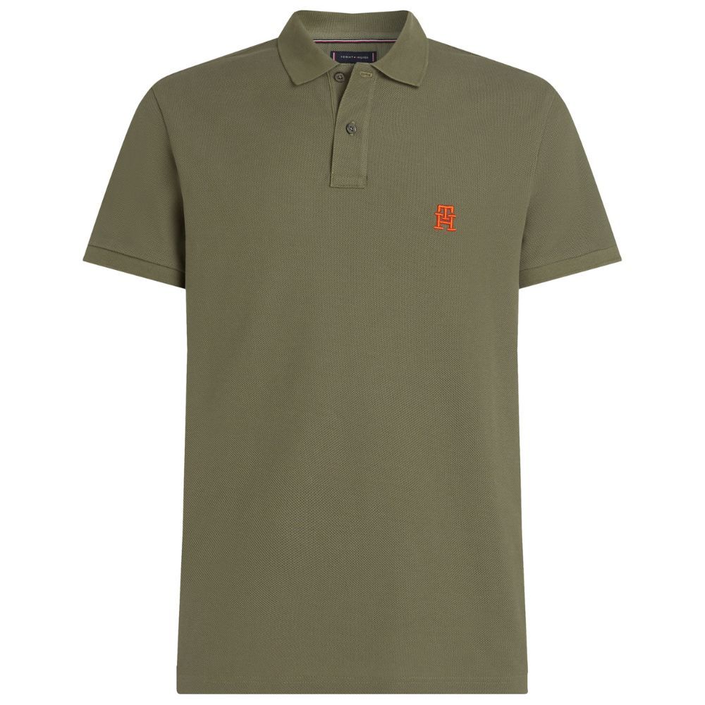 Tommy Hilfiger Monogram Polo - Military Green