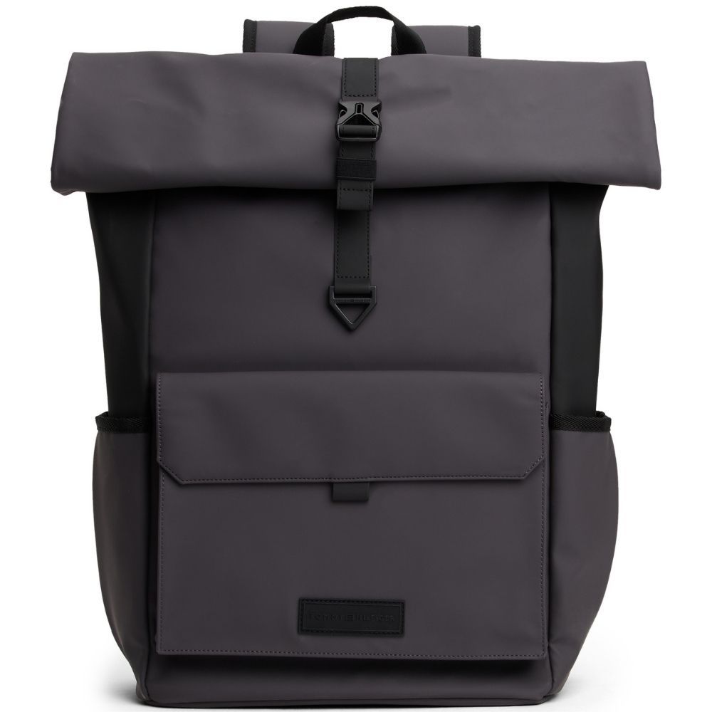 Tommy Hilfiger Rolltop Backpack - Charcoal Grey