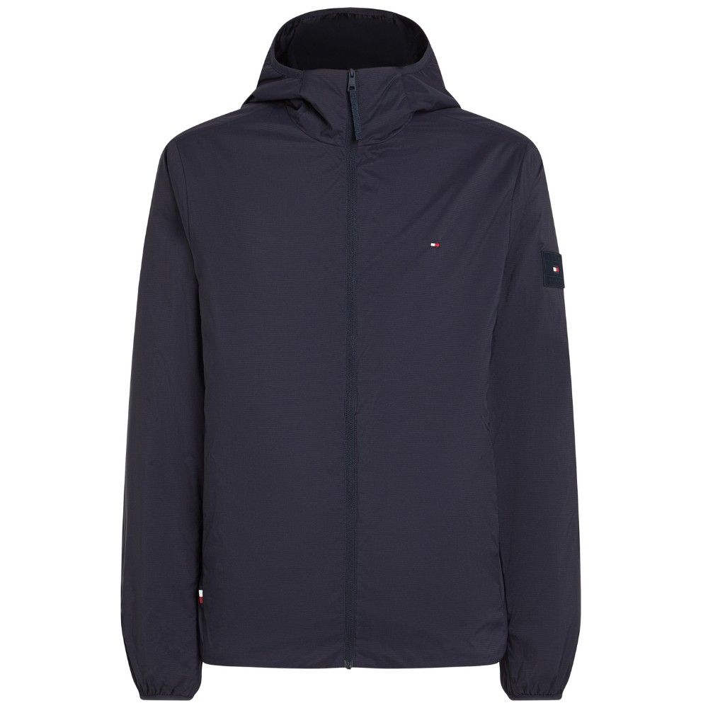 Tommy Hilfiger Foldable Hooded Jacket - Navy