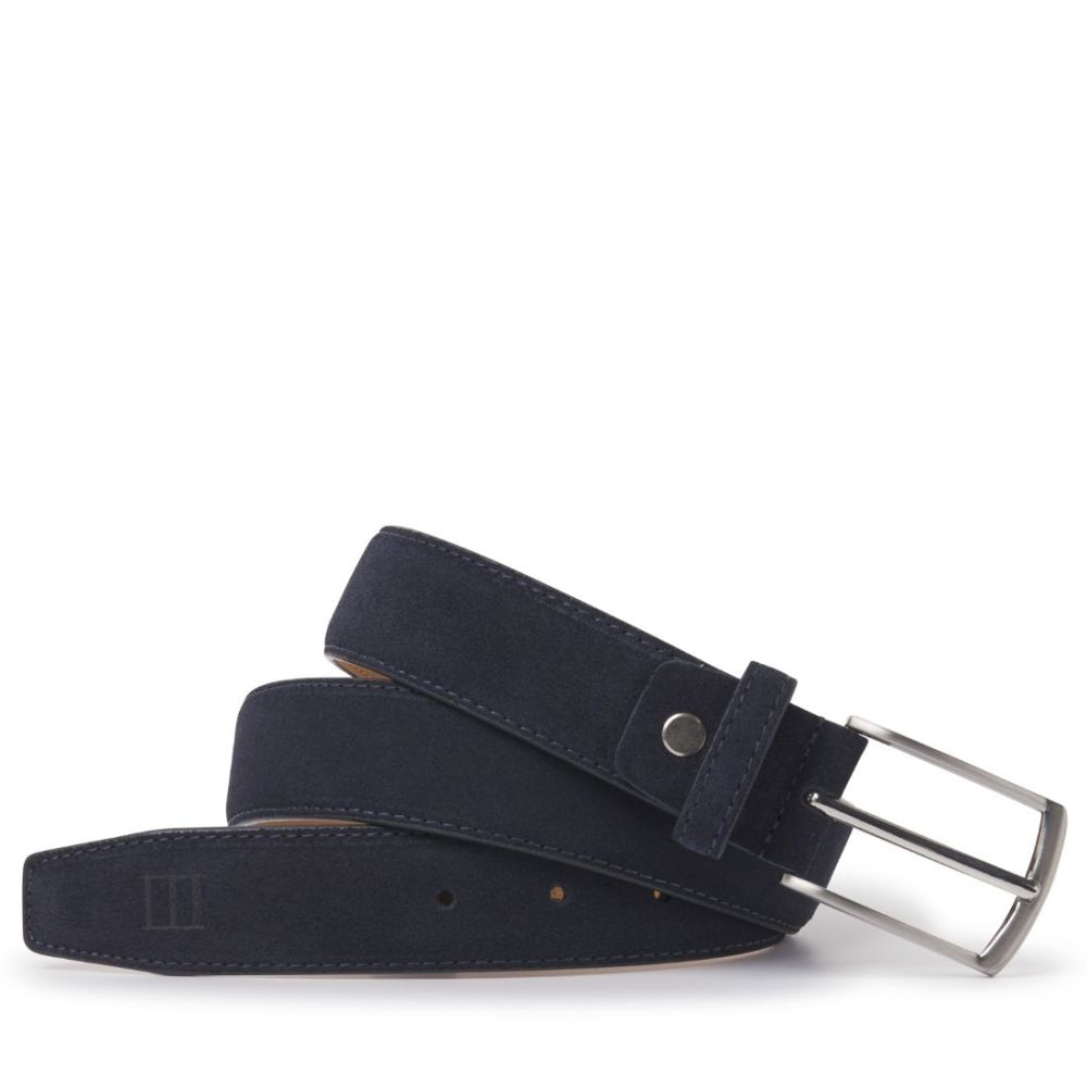 Tresanti navy suede belt