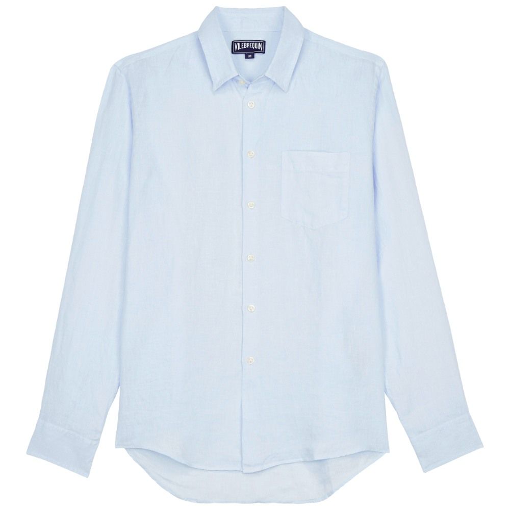 Vilebrequin Linen Shirt - Light Blue