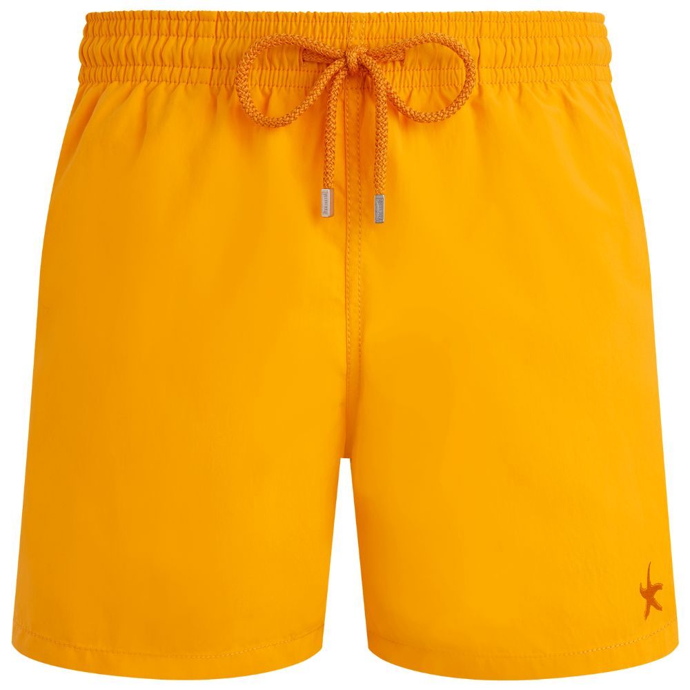 Vilebrequin Moorea Swim Shorts Water-reactive Starfish Orange