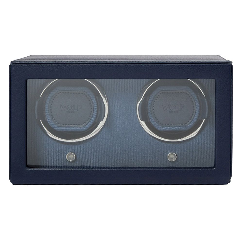 WOLF Cub Double Watch Winder - Navy