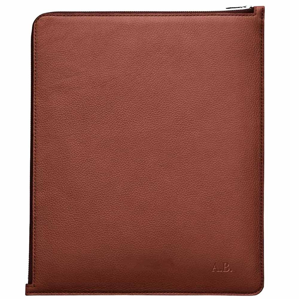 Leather Folio for 13-inch iPad Pro & Air - Cognac
