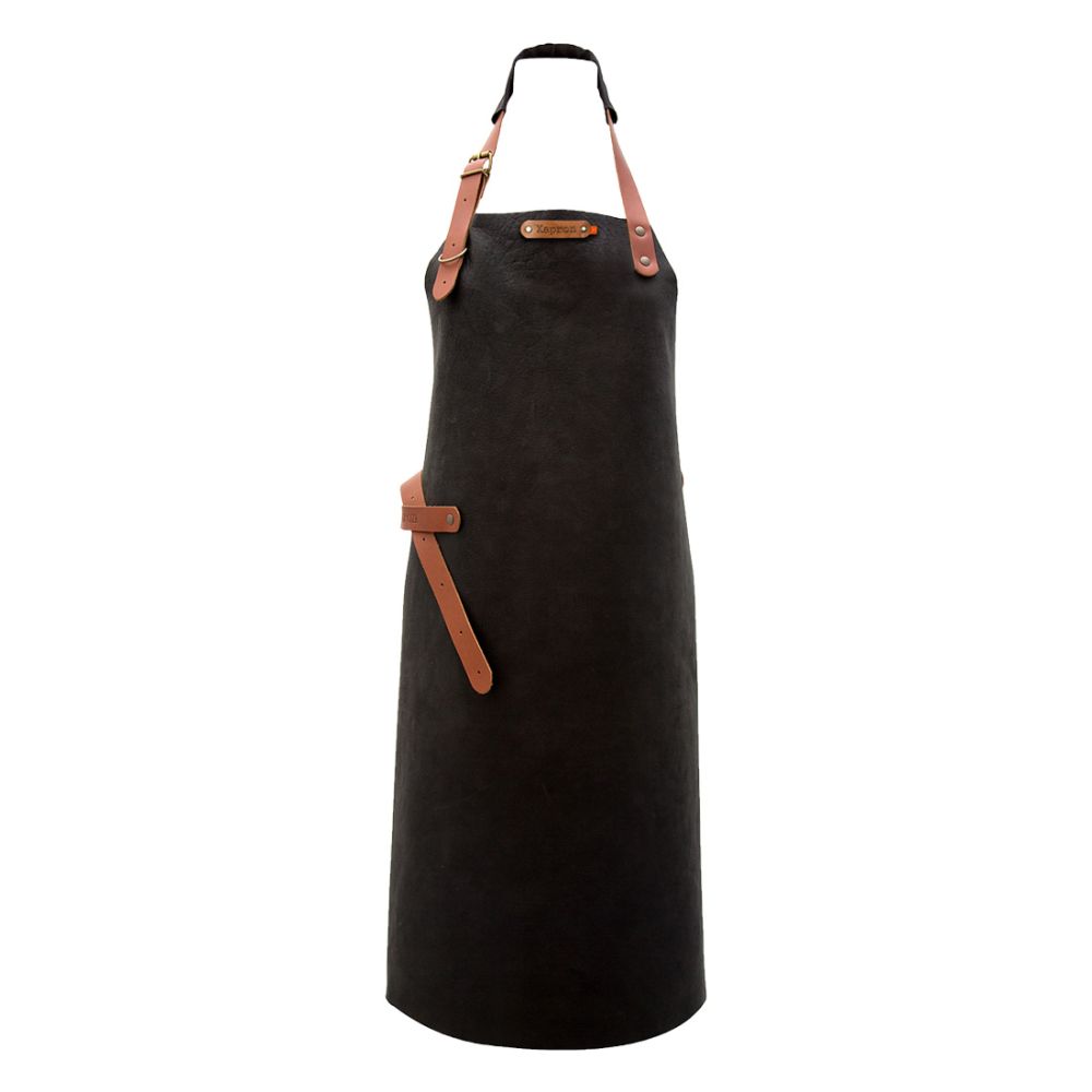 Xapron leather apron black