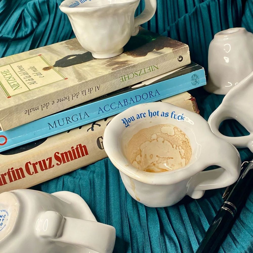 Incartato Ceramics Issues Espresso Cup – "You Are Hot As Fuck"