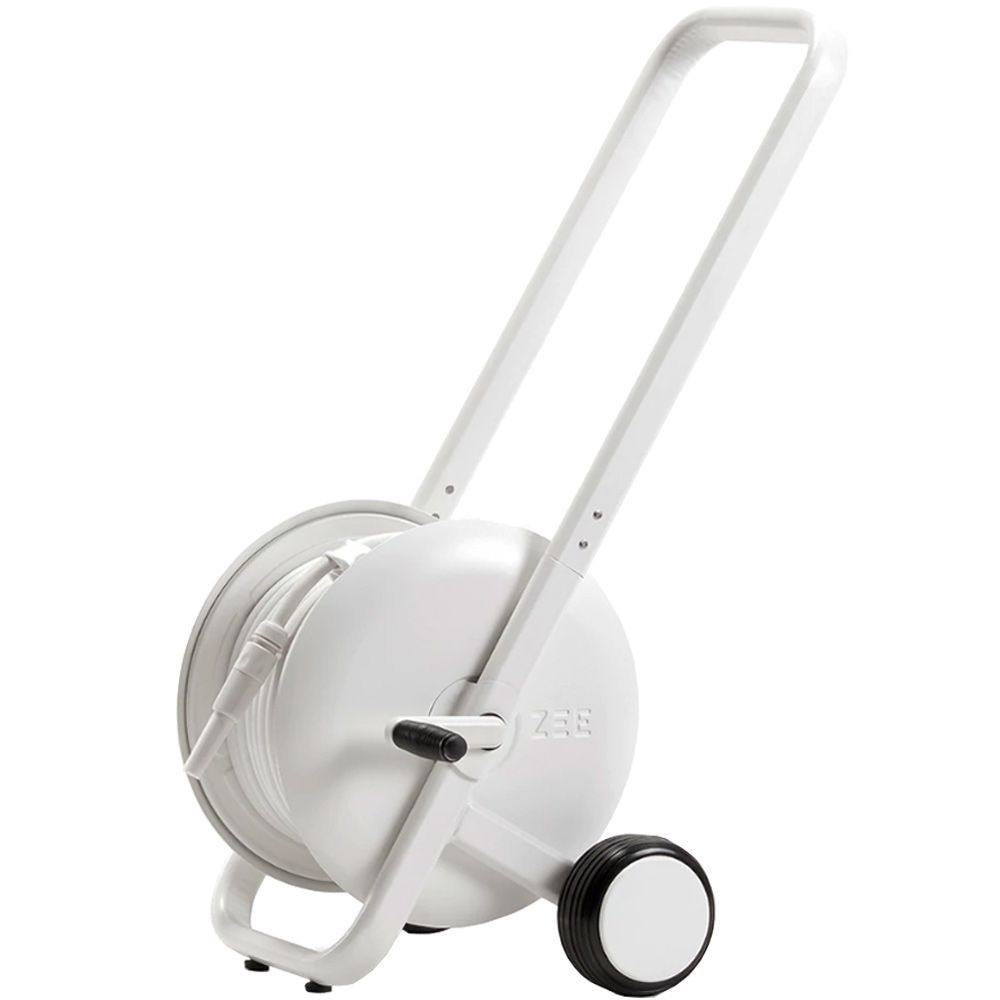 Zee Tasman Hose Trolley 50m - White
