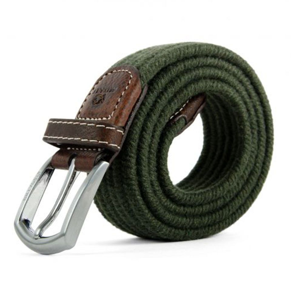 Billybelt Braided Belt Khaki Green