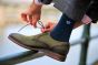Owen Smith Socks & Laces Set Petrol Blue