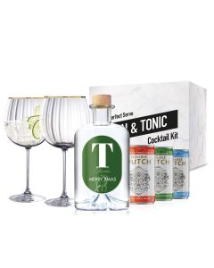 Personalised Gin Tonic Cocktail Set 