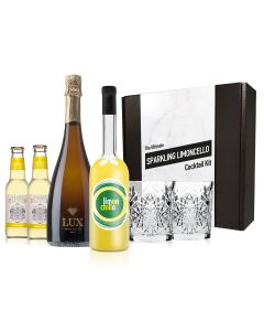 The Ultimate Sparkling Limoncello Cocktail Kit -Limonchillo Limoncello Shooter Gift Box 