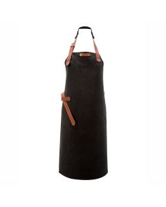 Xapron Utah black leather apron