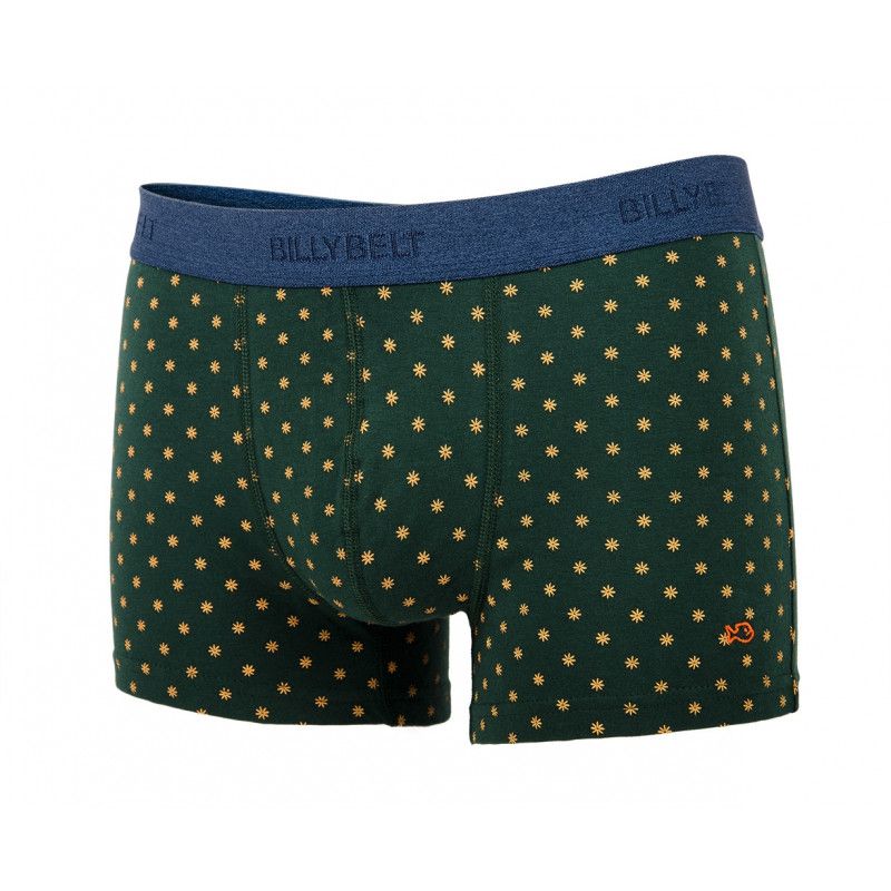 Billybelt organic cotton boxershorts green snow
