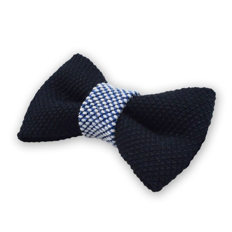 House of Orime YUMI bow tie - dark blue ice blue