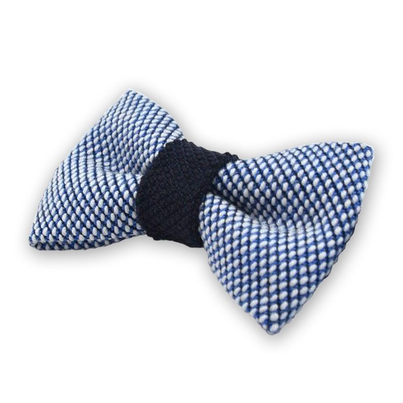 House of Orime YUMI bow tie - ice blue dark blue