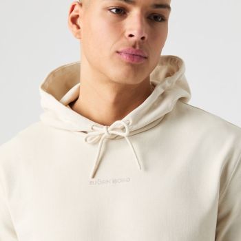Björn Borg Klasyczna bluza z kapturem Borg - Off White