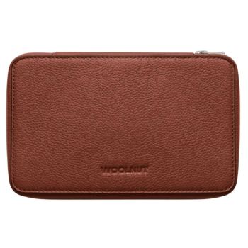 Woolnut Skórzany organizer na elektronikę - Cognac
