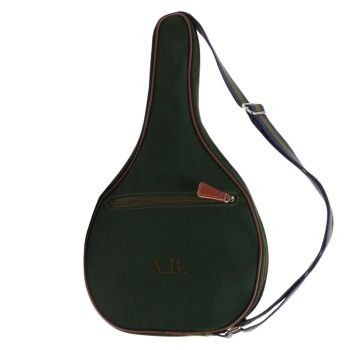 Personalised Padel Racket Holder - Green