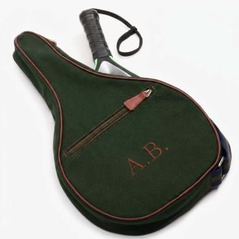 Padel Racket Holder - Dark Green