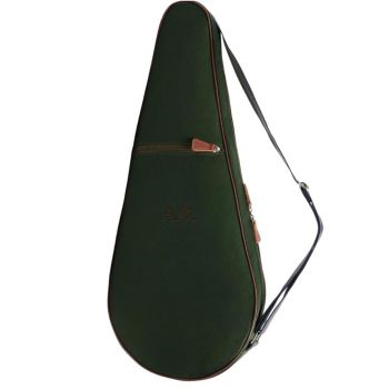 Personalised Tennis Racket Holder - Dark Green