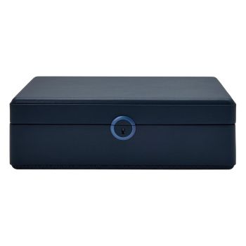 WOLF Earth 5 Piece Watch Box With Storage - Midnight Blue