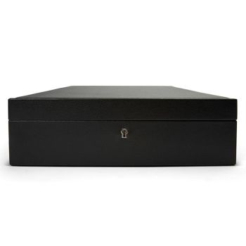 WOLF British Racing 10-teilige Uhrenbox - Schwarz