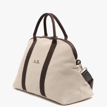 London Smart Duffel Bag - Natural