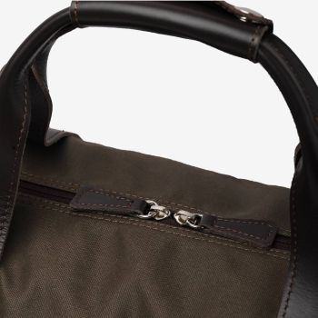 Woskowana sportowa torba podróżna typu duffel - zielona