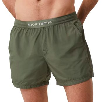 Björn Borg Spodenki kąpielowe Borg Premium - Olive Green