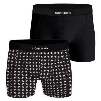 Boxer Björn Borg – 3 Pack In Cotone Elasticizzato, Taglia L, Nero – Comodi E Resistenti Per Tutti I Giorni