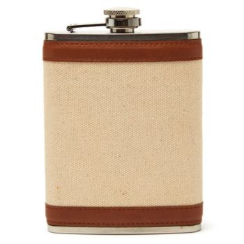 Brouk & Co Original Hip Flask - Cream