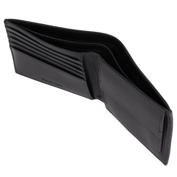 Calvin Klein Skórzany portfel RFID Billfold - czarny