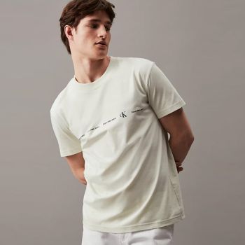 Calvin Klein Koszulka z logo - Icicle
