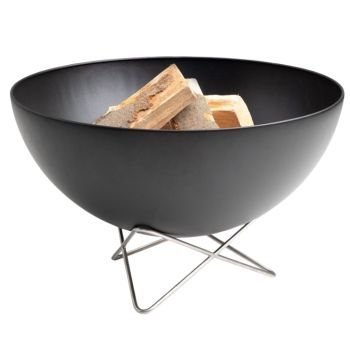 Ciotola Fuoco Da Giardino Ø90cm In Acciaio - Braciere Per Esterni Con Griglia E Design Rustico - Foto 14