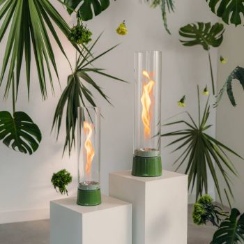 Höfats Spin Air Lantern Bio-Burner - Zielony
