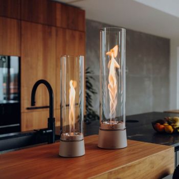 Höfats Spin Air Lantern Bio-Burner - Beżowy Piasek