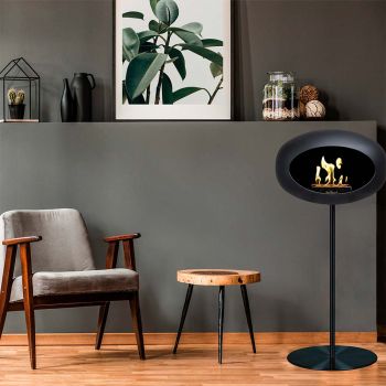 Le Feu Biokominek Ground Steel High - czarny