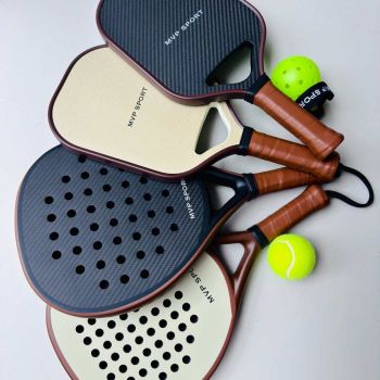 Modest Vintage Player Raket do Padel PRO - Kremowy/Brazowy