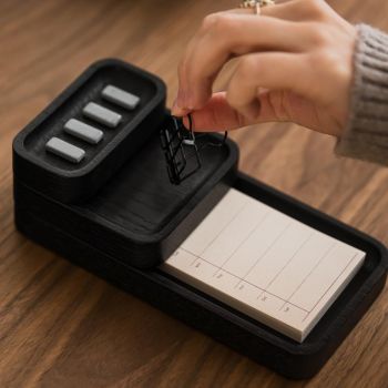 Oakywood Catchall Tray Mini Bundle Organizers - Czarny