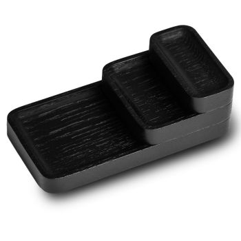 Oakywood Catchall Tray Mini Bundle Organizers - Czarny