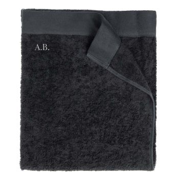 Personalised Birch Towel - Grey
