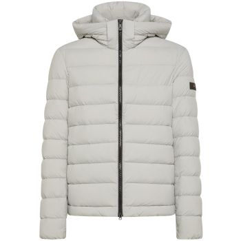 Peuterey Boggs Down Jacket With Hood - Light Grey