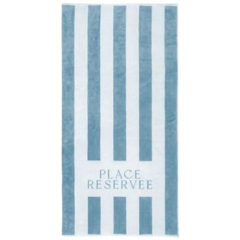 Place Reservee Classic Beach Towel - Atlantic Blue